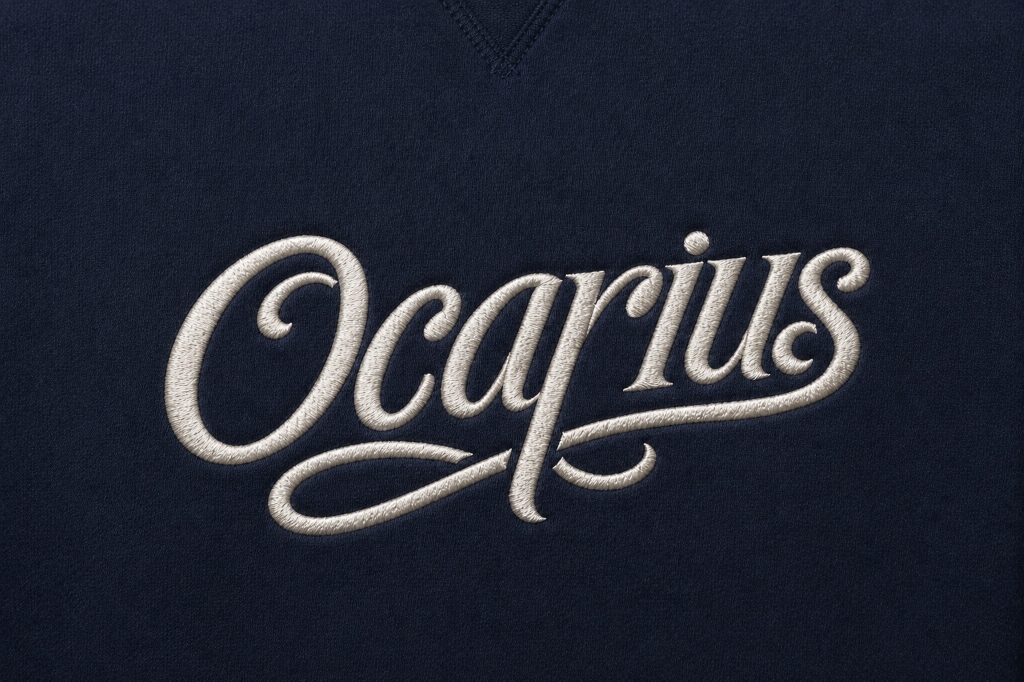 Embroidered logo