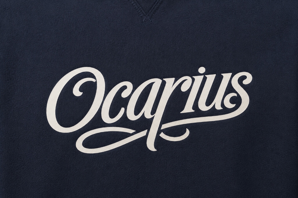 Screen printed logo